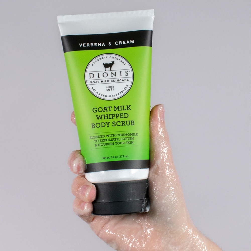 DIONIS Verbena & Cream Whipped Goat Milk Body Scrub 5oz Sealed NIP - Picture 3 of 9